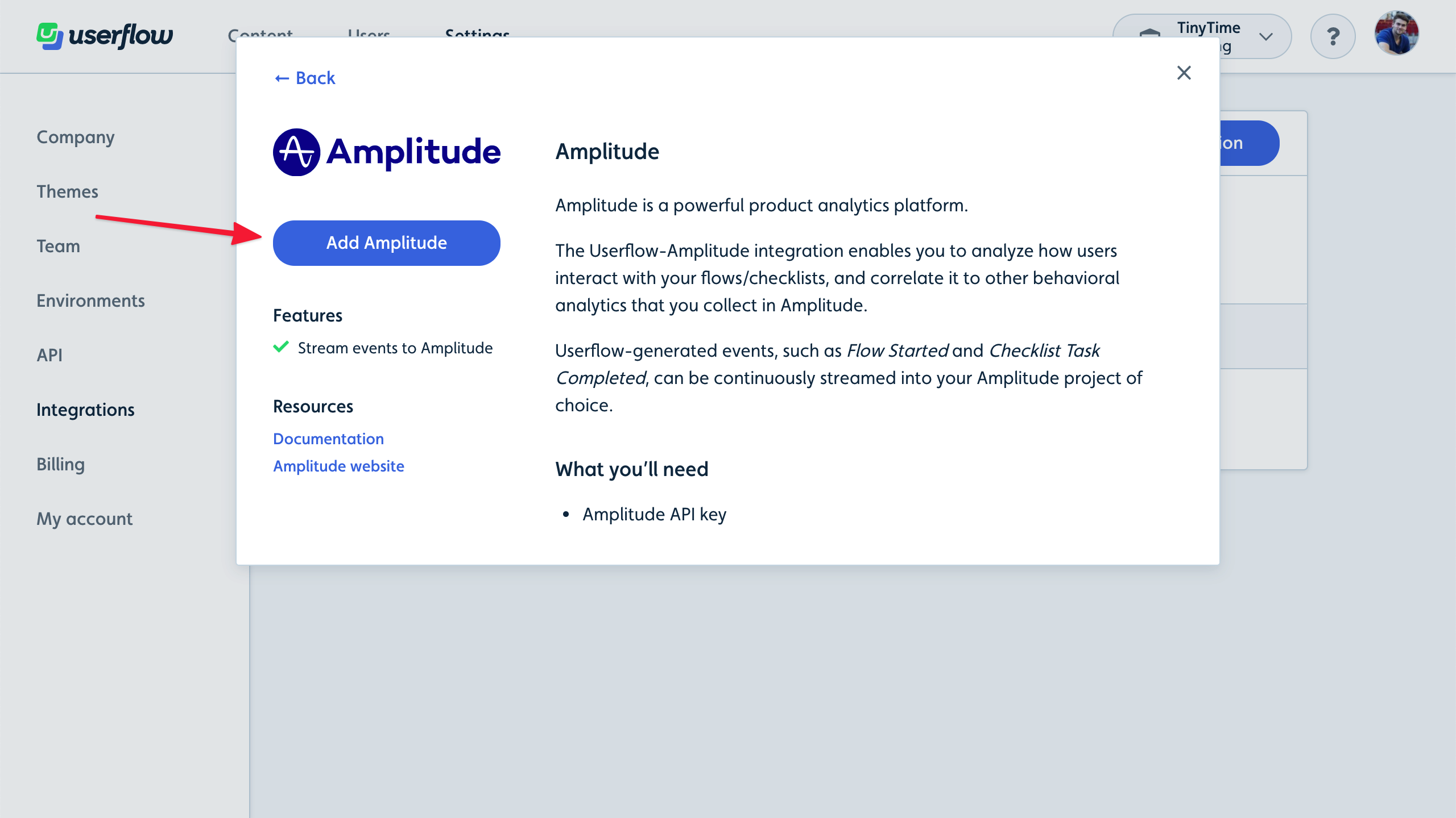 Add Amplitude