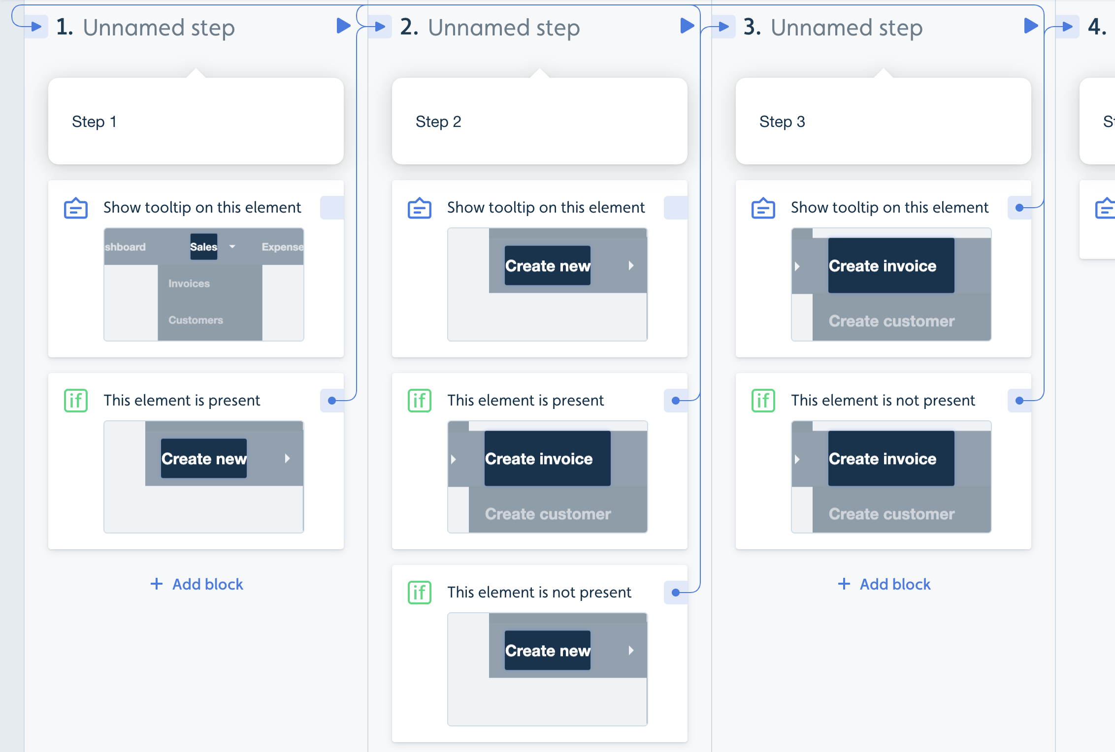 Flow builder